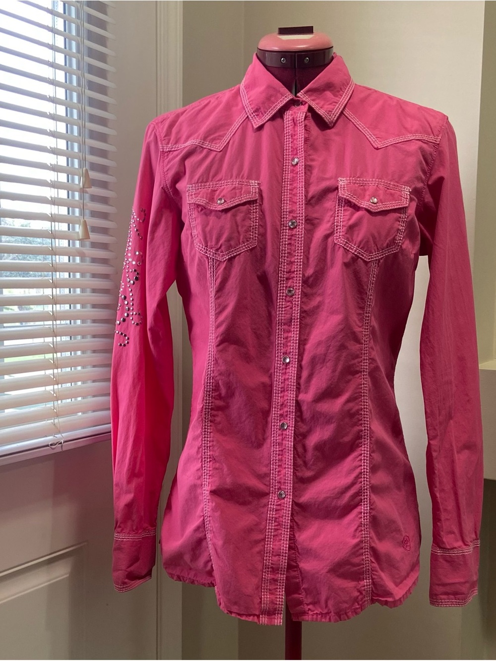 Ariat Hot Pink Fitted Shirt